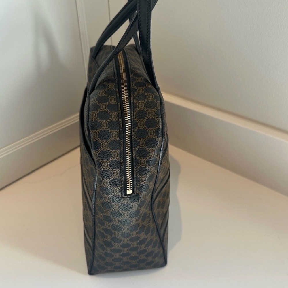 Celine Black and Brown Satchel - Picture 5 of 8